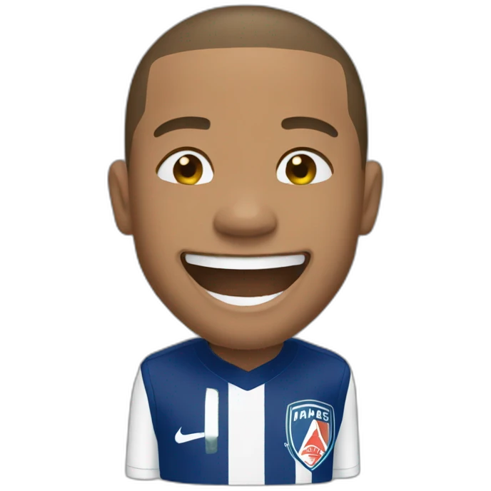 mbappe laughing emoji