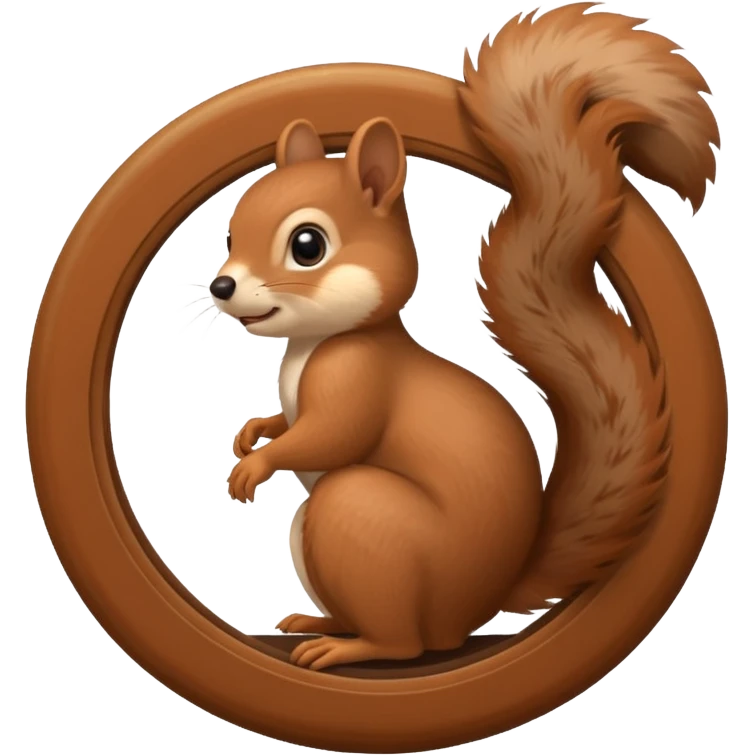 squirrel in a wheel emoji emoji