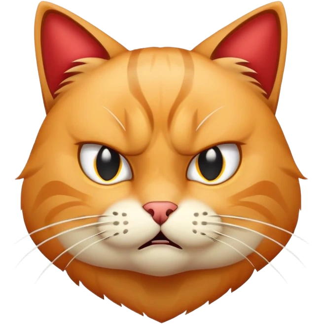 Cat bad emoji
