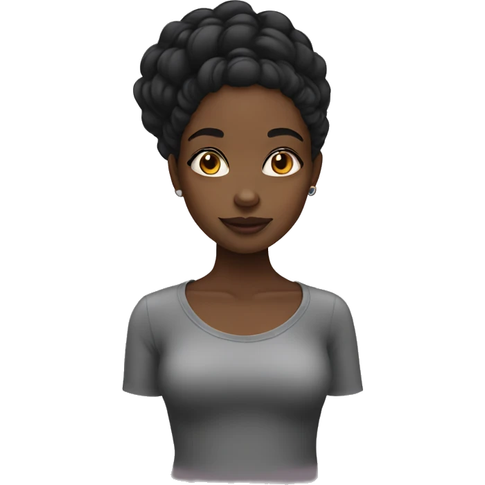 Black girl emoji