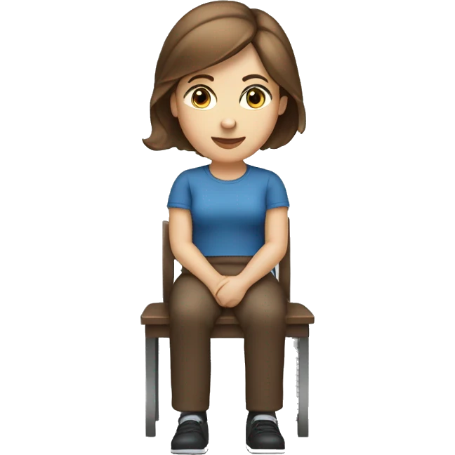 paleskin-woman-brown-hair-blue-eyes-sitting-chair emoji