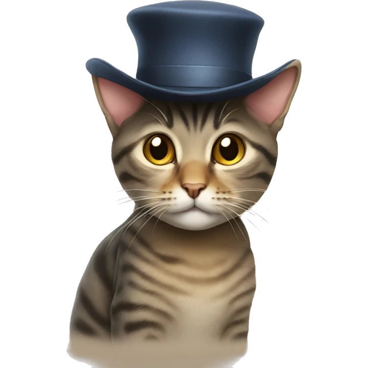 cat with a hat emoji