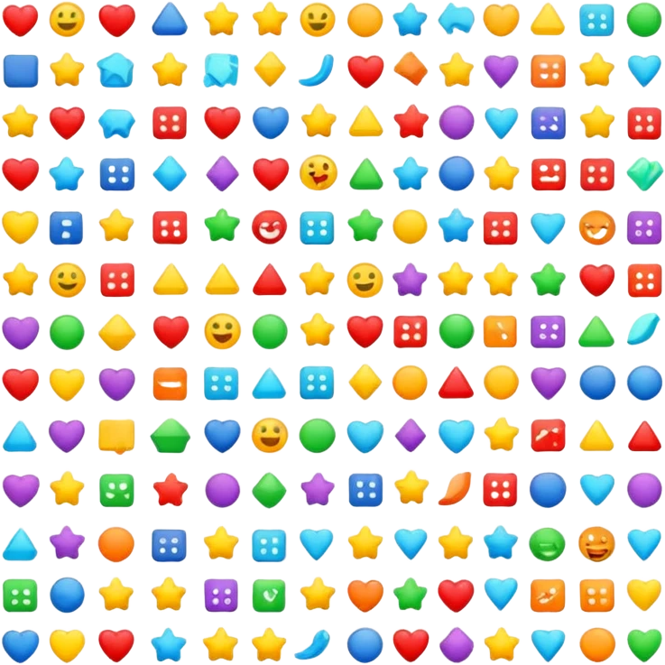 100 pcs emoji