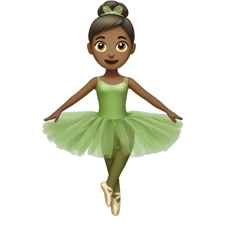 olive ballerina tutu emoji
