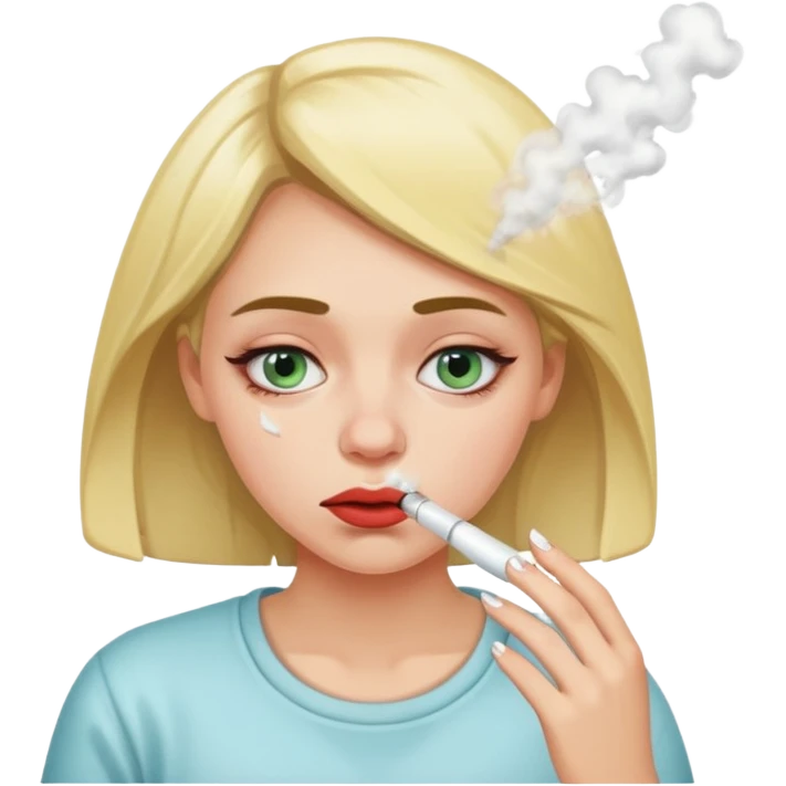girl doing cocaine emoji