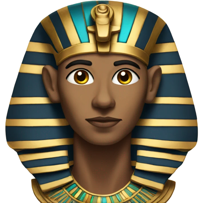 Ancient Egyptian pharaoh emoji
