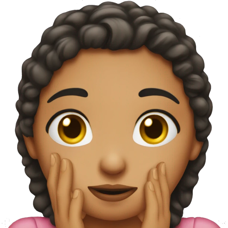 She kisses your hands out of respect emoji