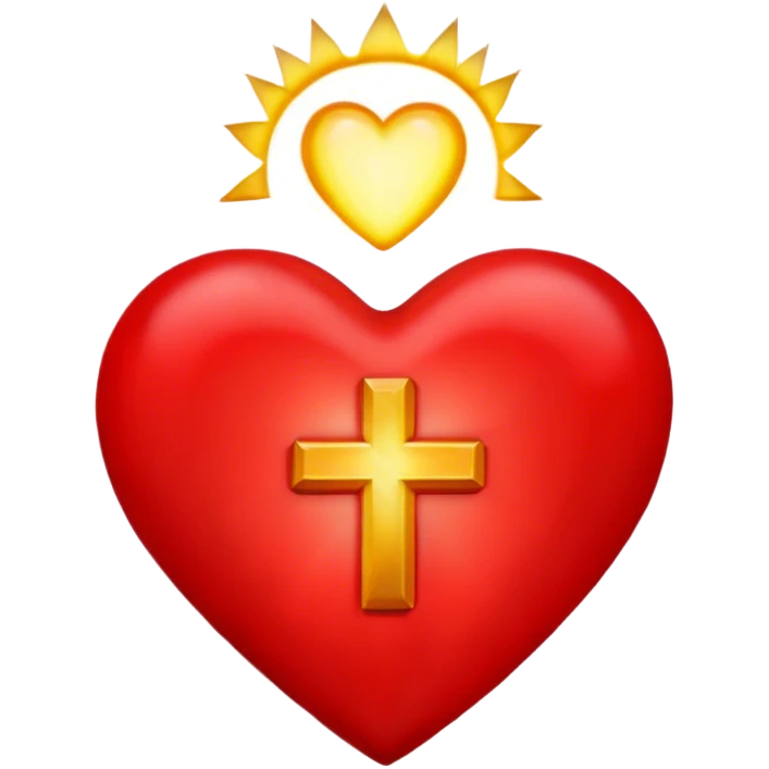 jesus' heart emoji