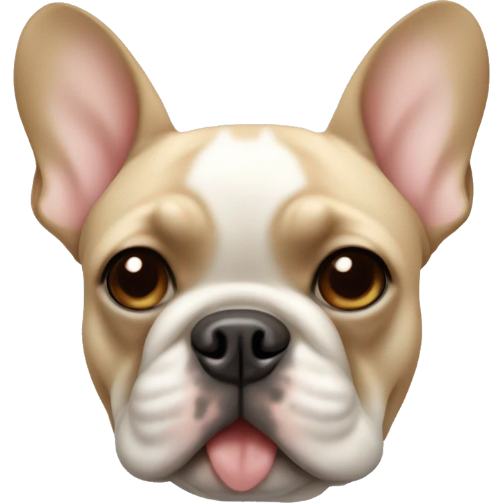 Beige French bulldog emoji