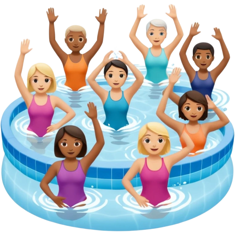 Water aerobics emoji