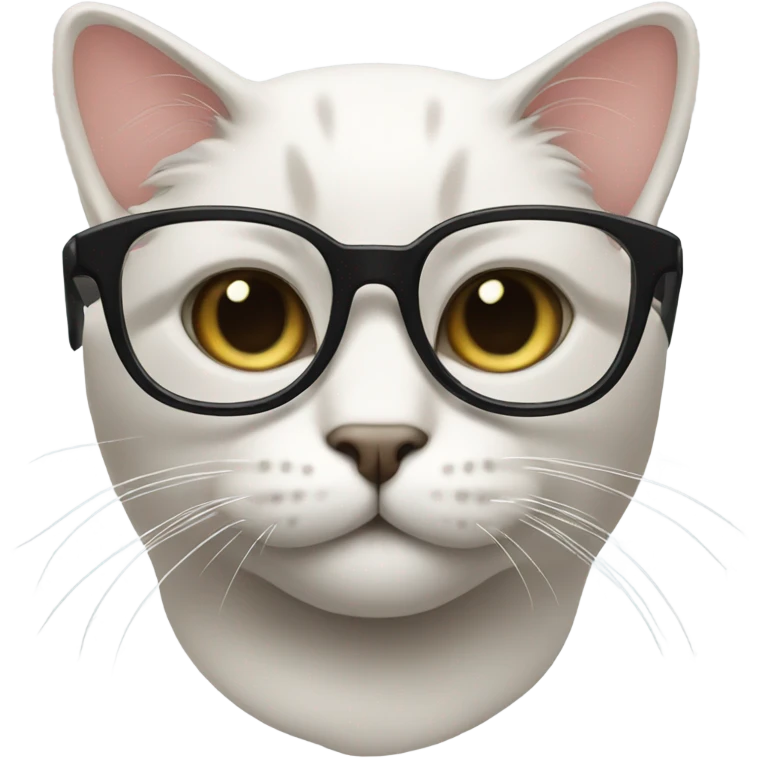 Cat with glasses emoji