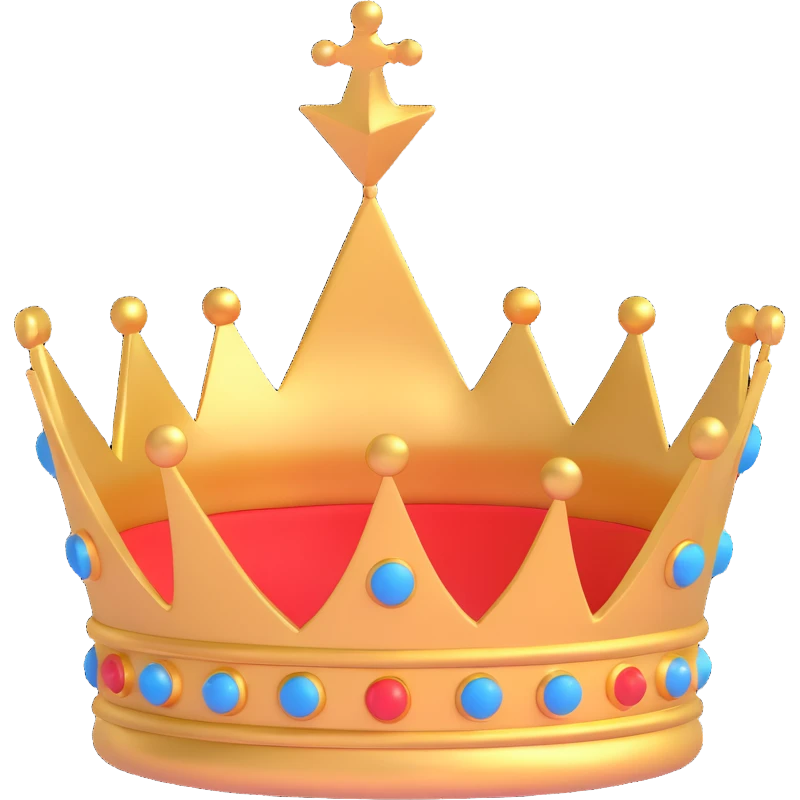 a crown emoji