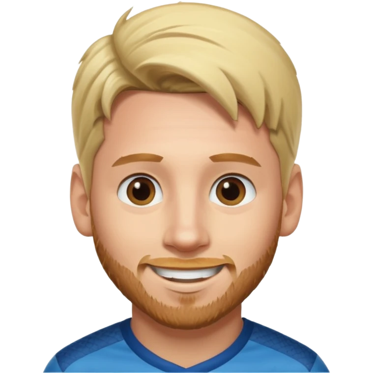 MESSI BLOND HAIR emoji