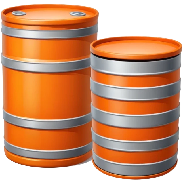 orange road construction barrel emoji