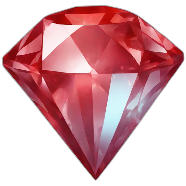 red diamond shard emoji