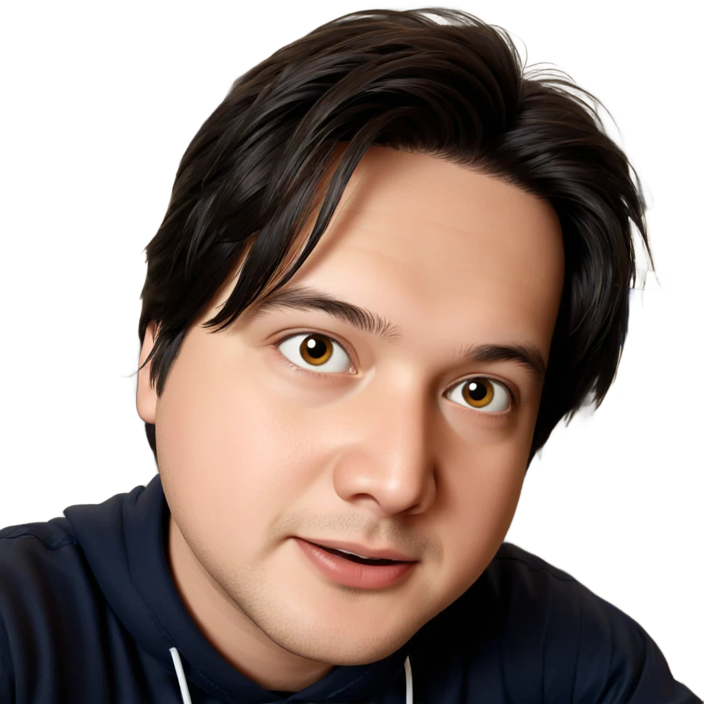 smiling boy in kitchen portrait emoji