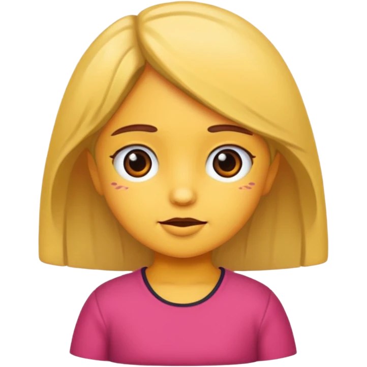 Niña orando emoji