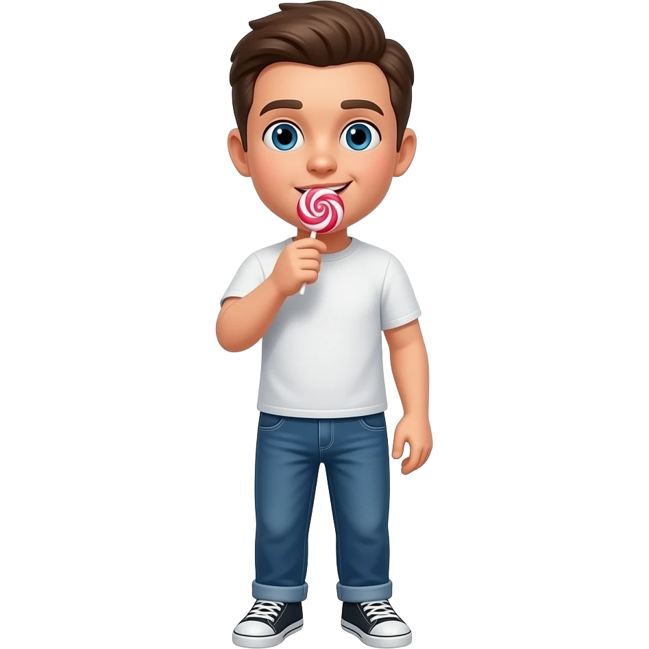 Lizanie cukierka emoji