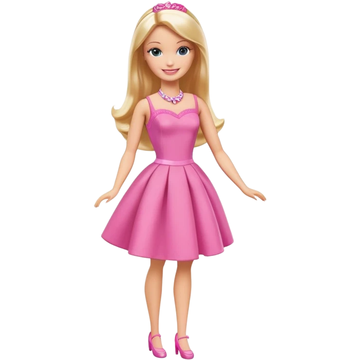 Full bodied Barbie doll emoji