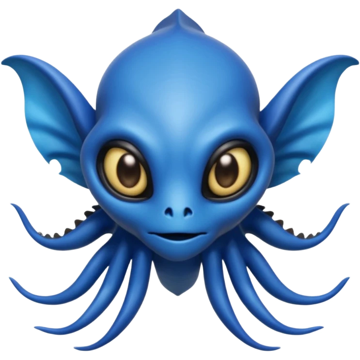 Life-like Brownish Aquatic Luxio-Alien-hybrid  emoji