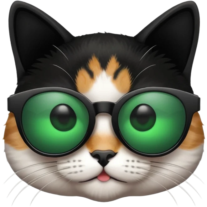 Cat wearing sunglasses emoji