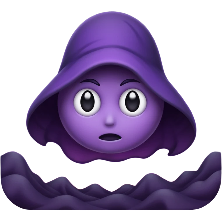 a dark spooky Purple Sky emoji