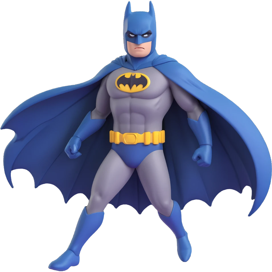batman with cape flowing emoji