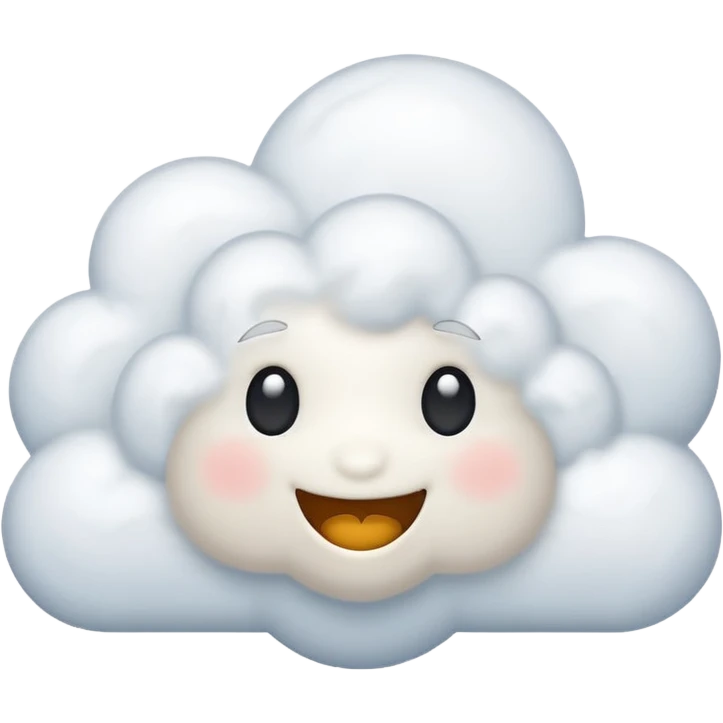 cloud happy emoji
