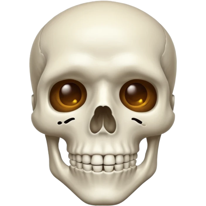  skeleton with mustache  emoji