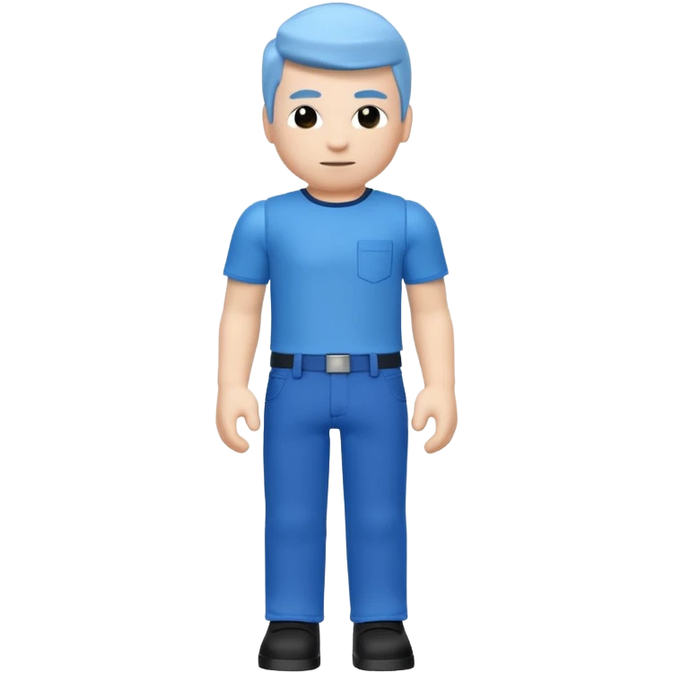 blue Roblox photo emoji