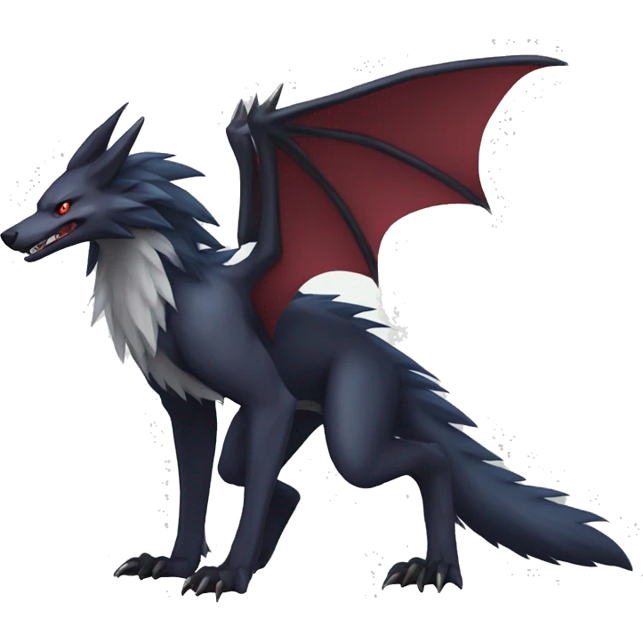 Nargacuga-Sergal-Zoroark full body emoji