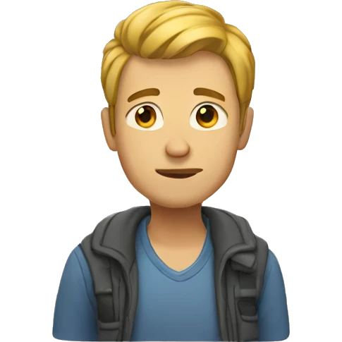 Guy looking down emoji