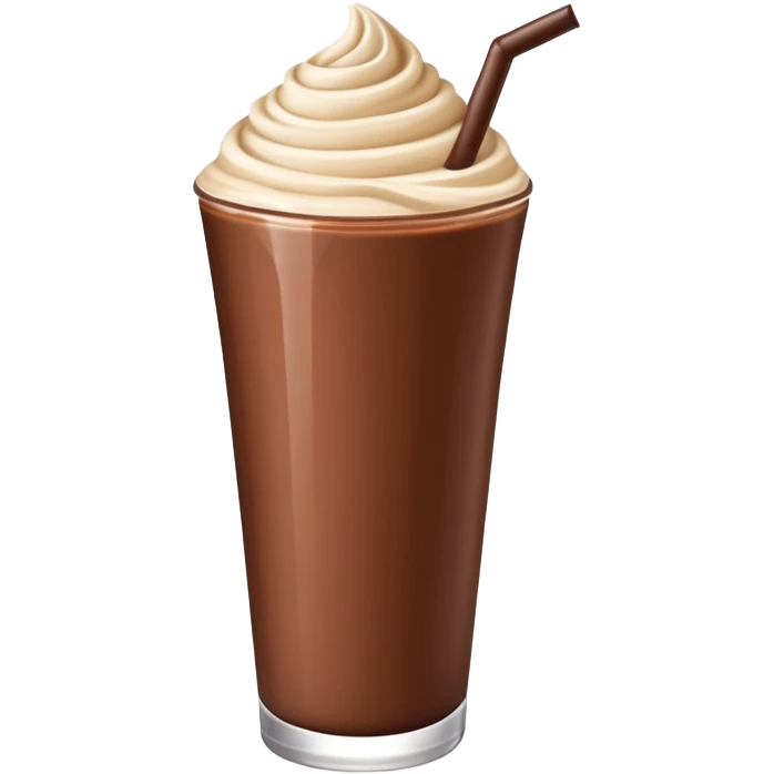 Chocolate shake  emoji