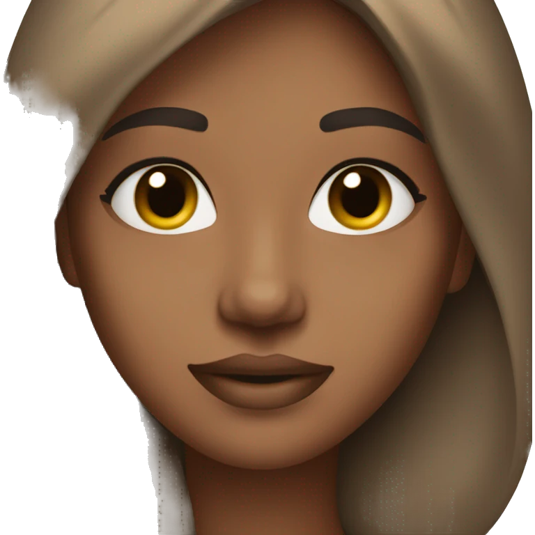 skincare brunette with light skin  emoji