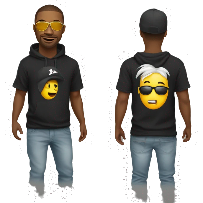 HIP HOP TSHIRT FOR MEN emoji
