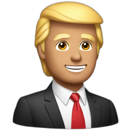 Gay Donald Trump emoji