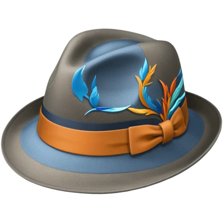 gray fedora emoji
