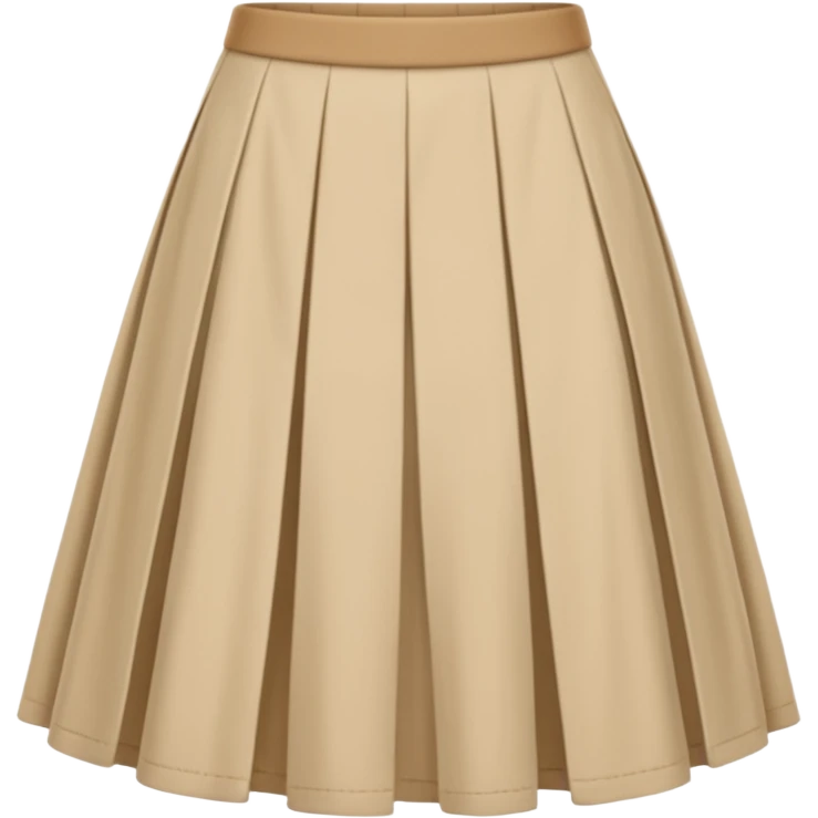 beige cloth skirt emoji