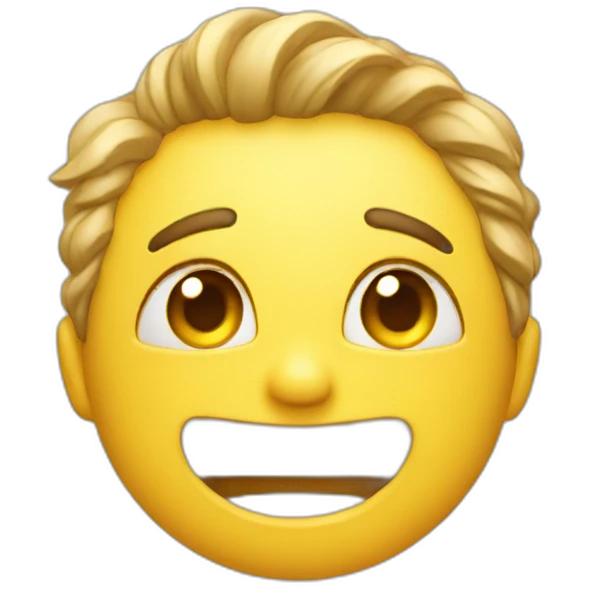 Winning smile crying emoji