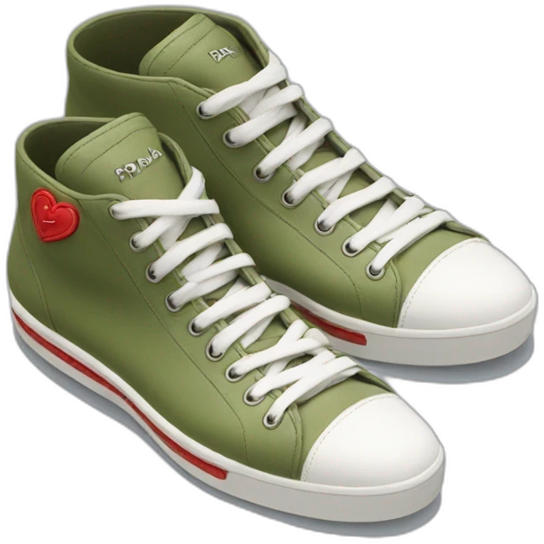 Prada sneakers from 1997 emoji