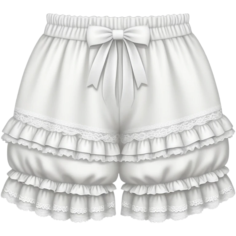 White bloomers emoji