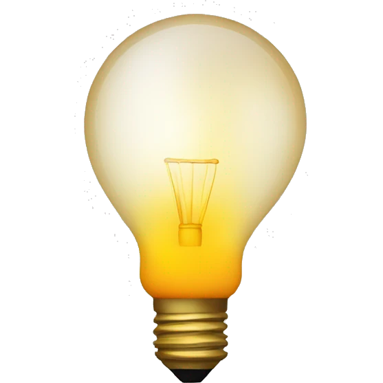idea bombilla emoji