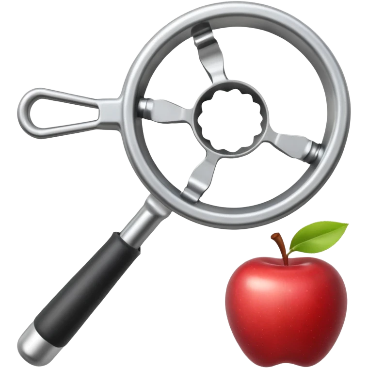 Apple corer emoji