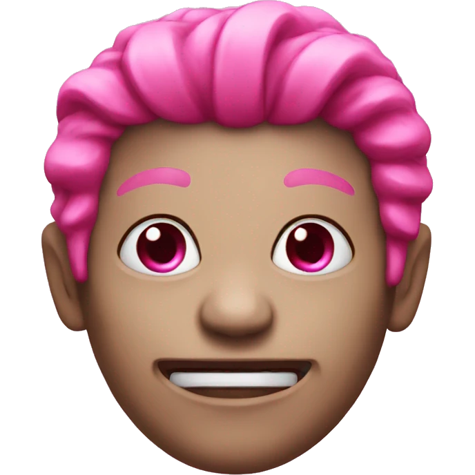 Pink evil  emoji