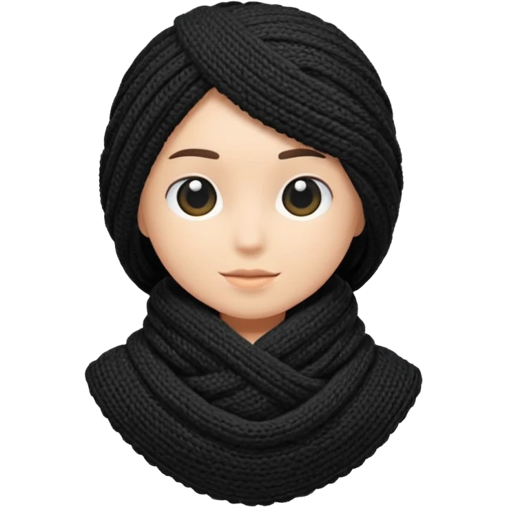 scarf: negra emoji