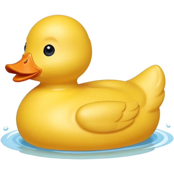 blue sky rubber duck emoji