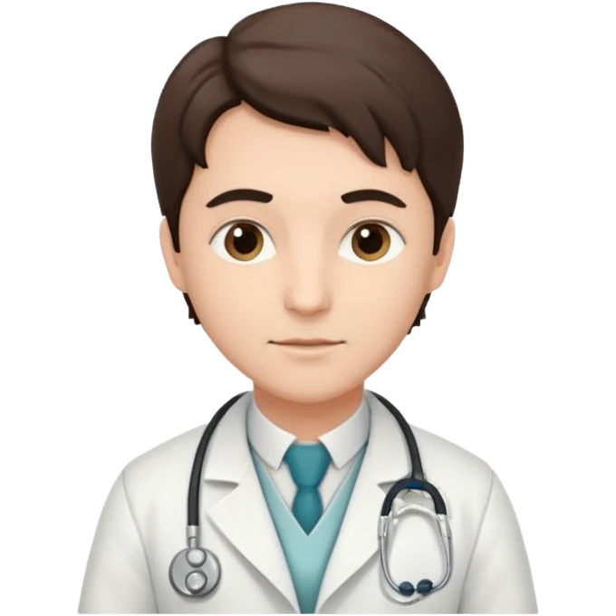 Victorian doctor illustration style emoji