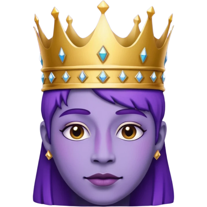 Purple royalty emoji