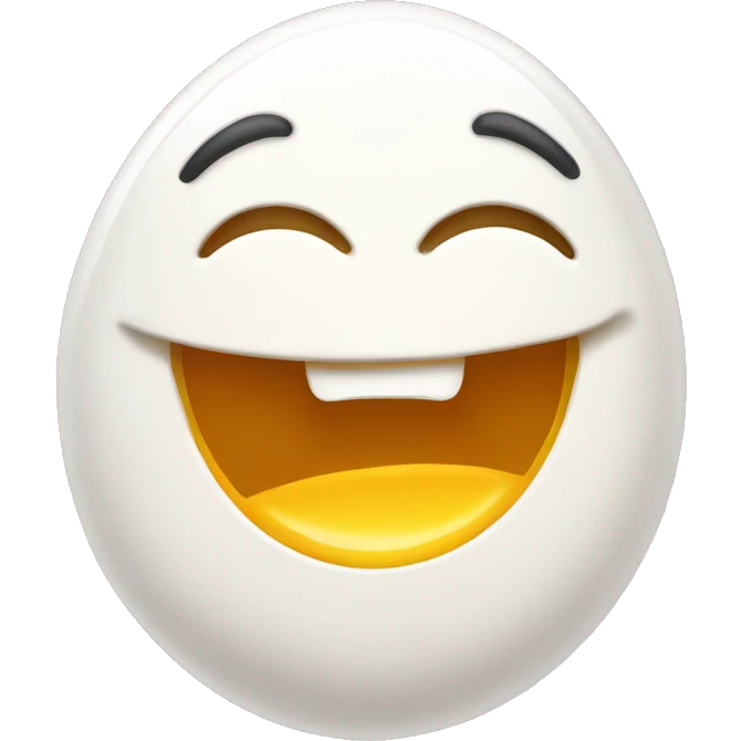 fried egg laughing and pointing emoji