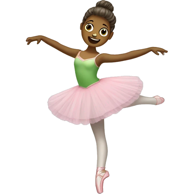 ballerina pickle emoji